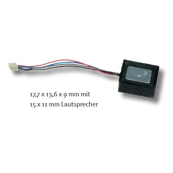 microSUSI IS 6 Kompakt-Schallmodul leer 17,7x13,6x9