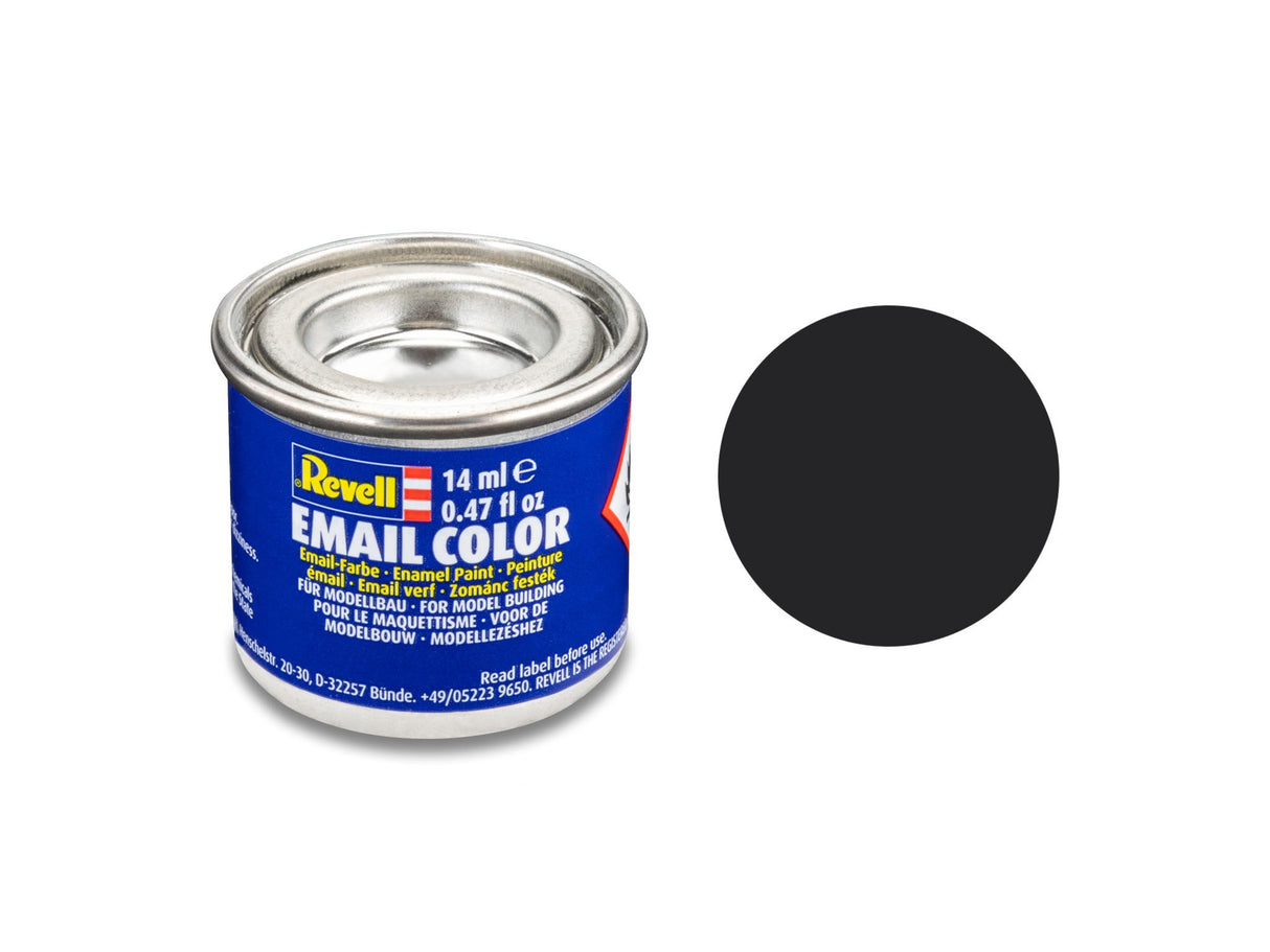 tar black, matt 14 ml canister