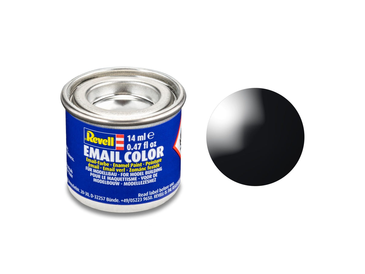 black, glossy RAL 9005 14 ml canister