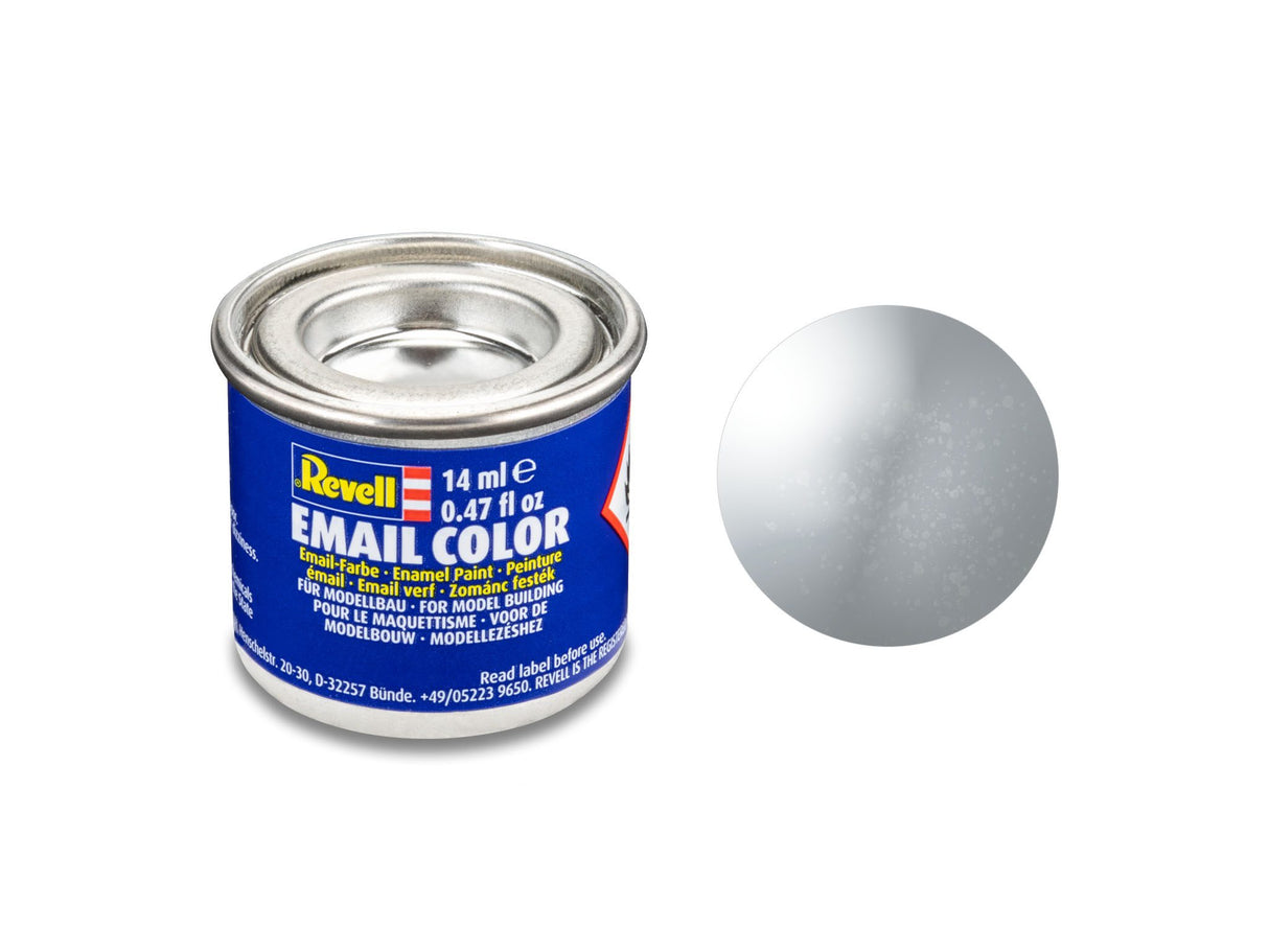 silver, metallic 14 ml canister
