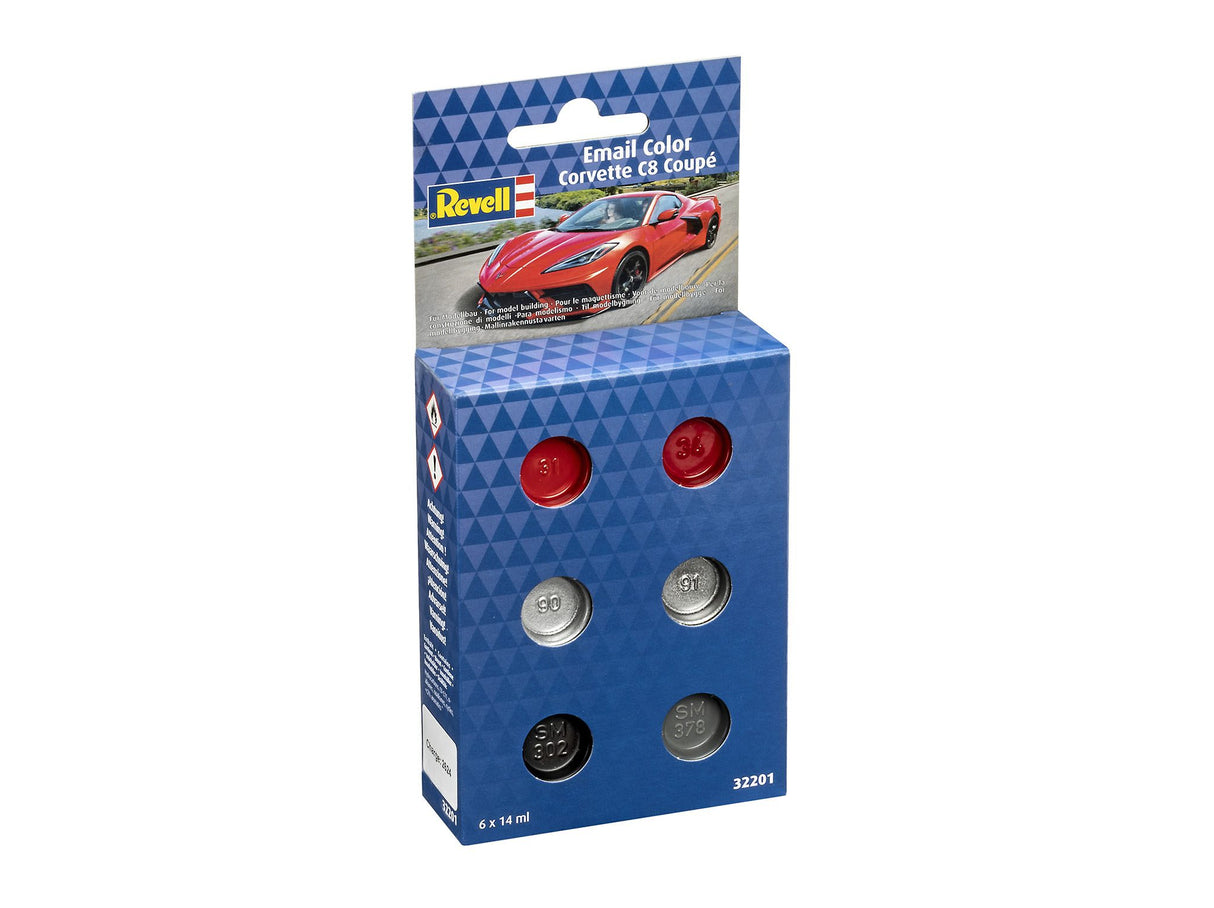 Enamel colour set - Corvette C8 Coupé (6x 14ml)