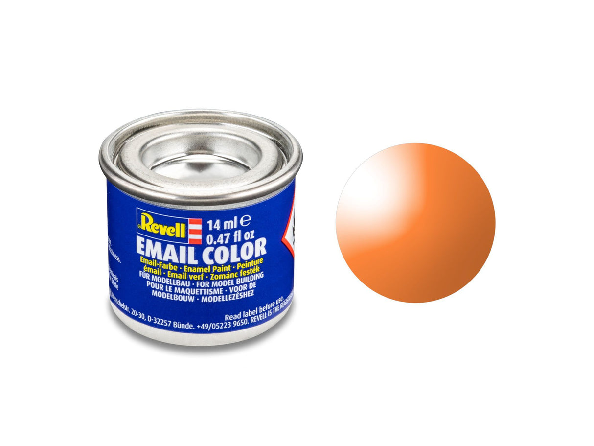 orange, transparent 14 ml canister