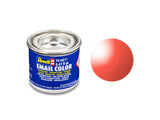 red, clear 14 ml canister