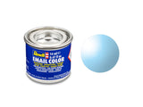 blue, clear 14 ml can