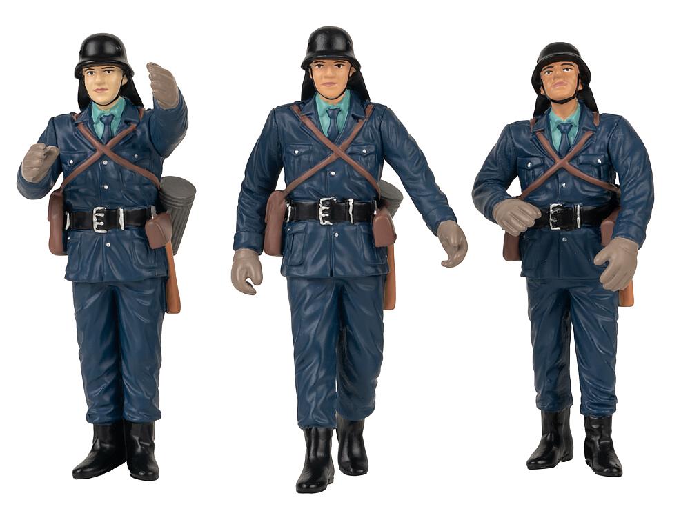 Firemen, sitting