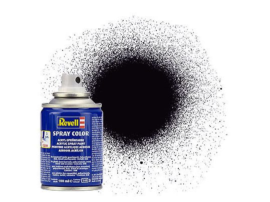 Matt "Black" Spray Color Acr. Aerosol spray - 100ml