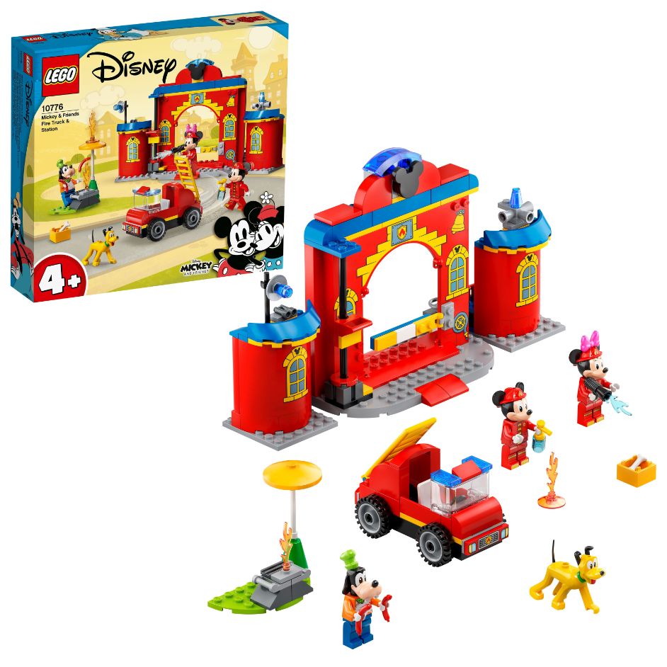 Mickey &amp; Friends Fire Truck &amp; Station
