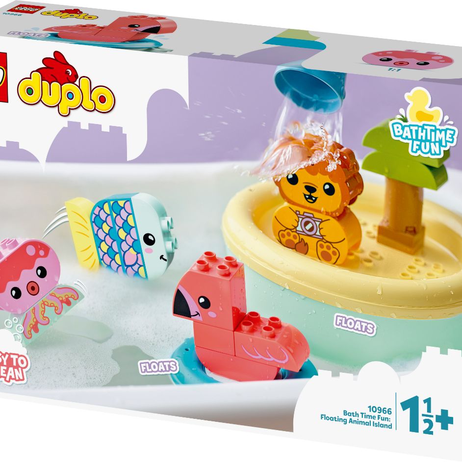 Bath Time Fun: Floating Animal Island