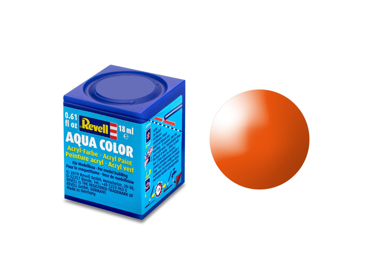 Orange, shiny Aqua Color 18 ml