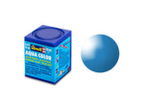 Aqua light blue, glossy