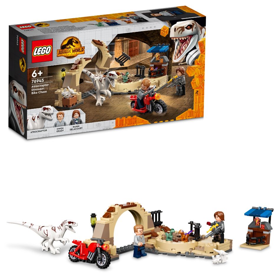 Atrociraptor Dinosaur: Bike Chase