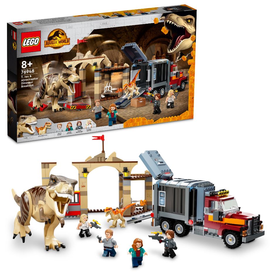 T-Rex &amp; Atrociraptor Dinosaur Breakout