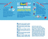 Aqua red, clear