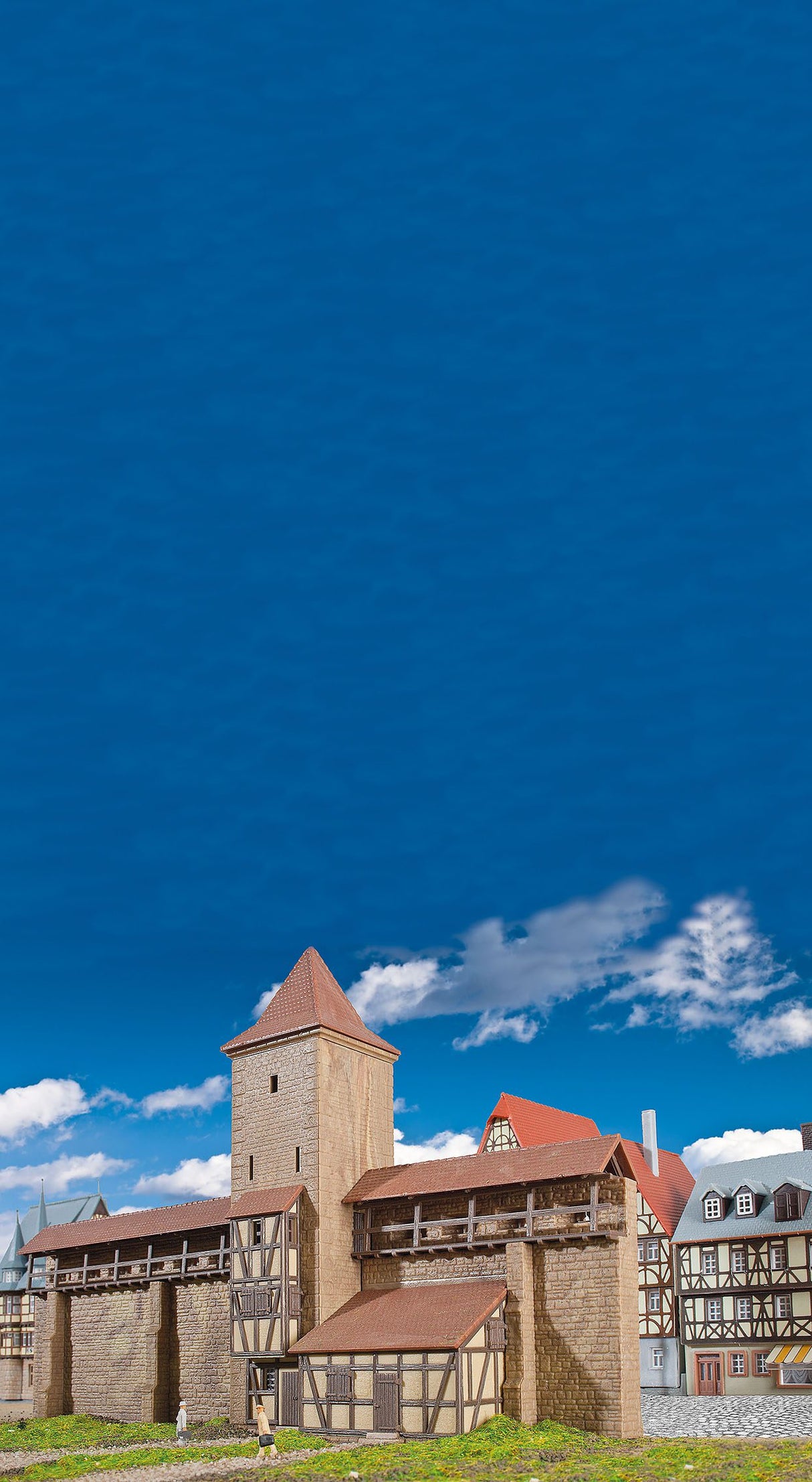 Defence Tower with Wall in Rothenburg