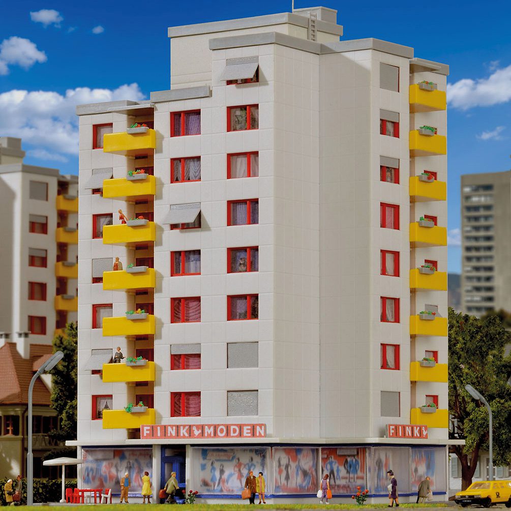High-Rise Building with Retail Store