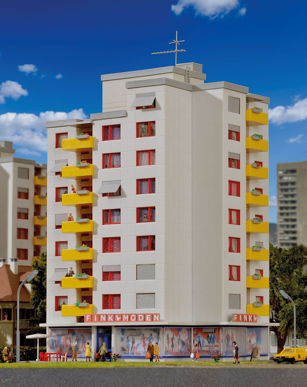 High-Rise Building with Retail Store