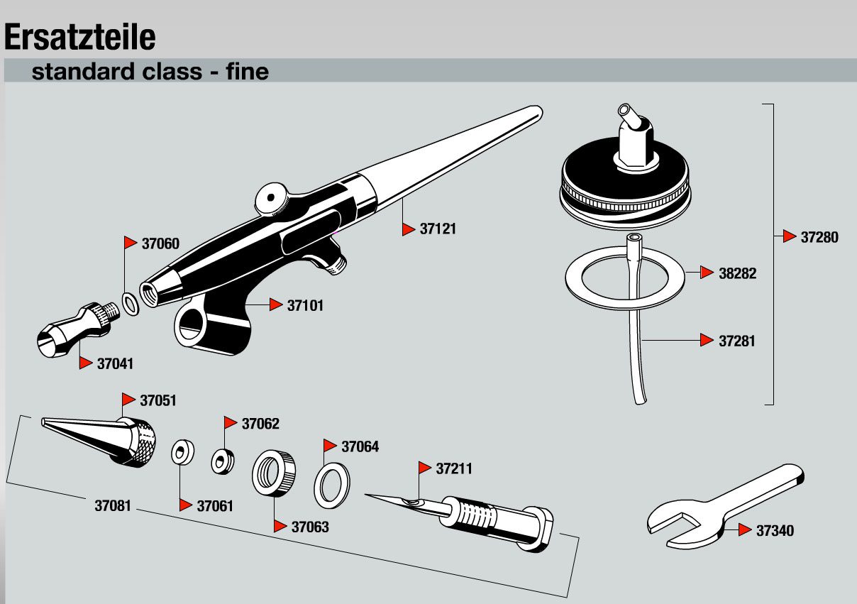 Airbrush spray gun ‘Standard Class