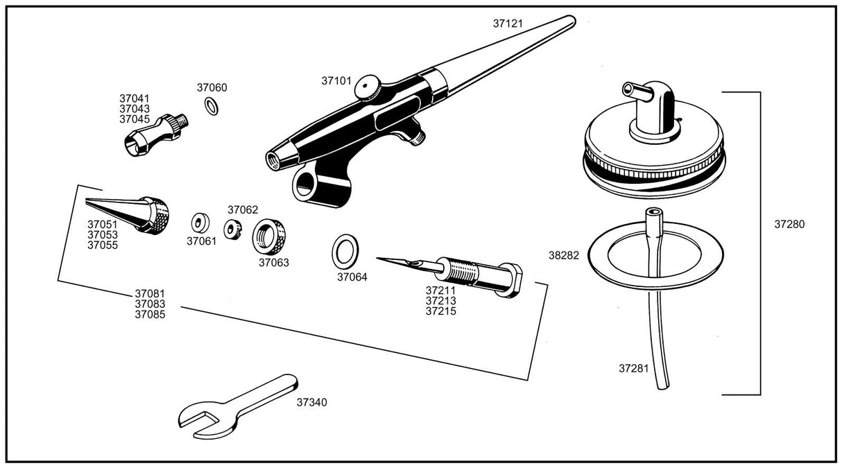Airbrush spray gun ‘Standard Class