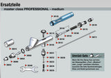 Airbrush spray gun ‘Professional’ Master Class