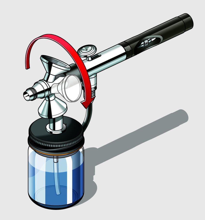 Airbrush spray gun ‘Flexible’ Master Class