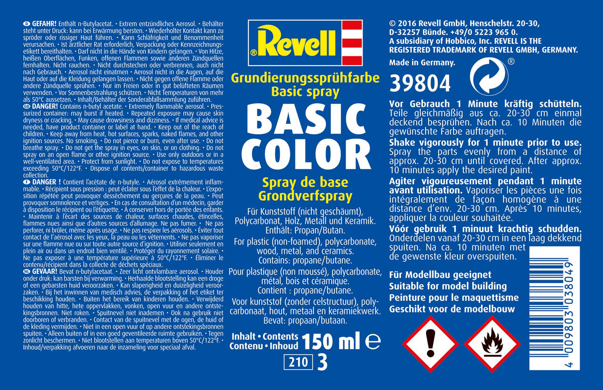 Revell "Basic Color" Spray Primer - 150ml