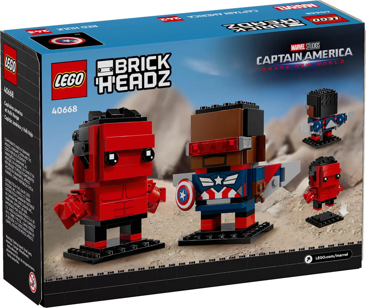 Captain America &amp; Red Hulk