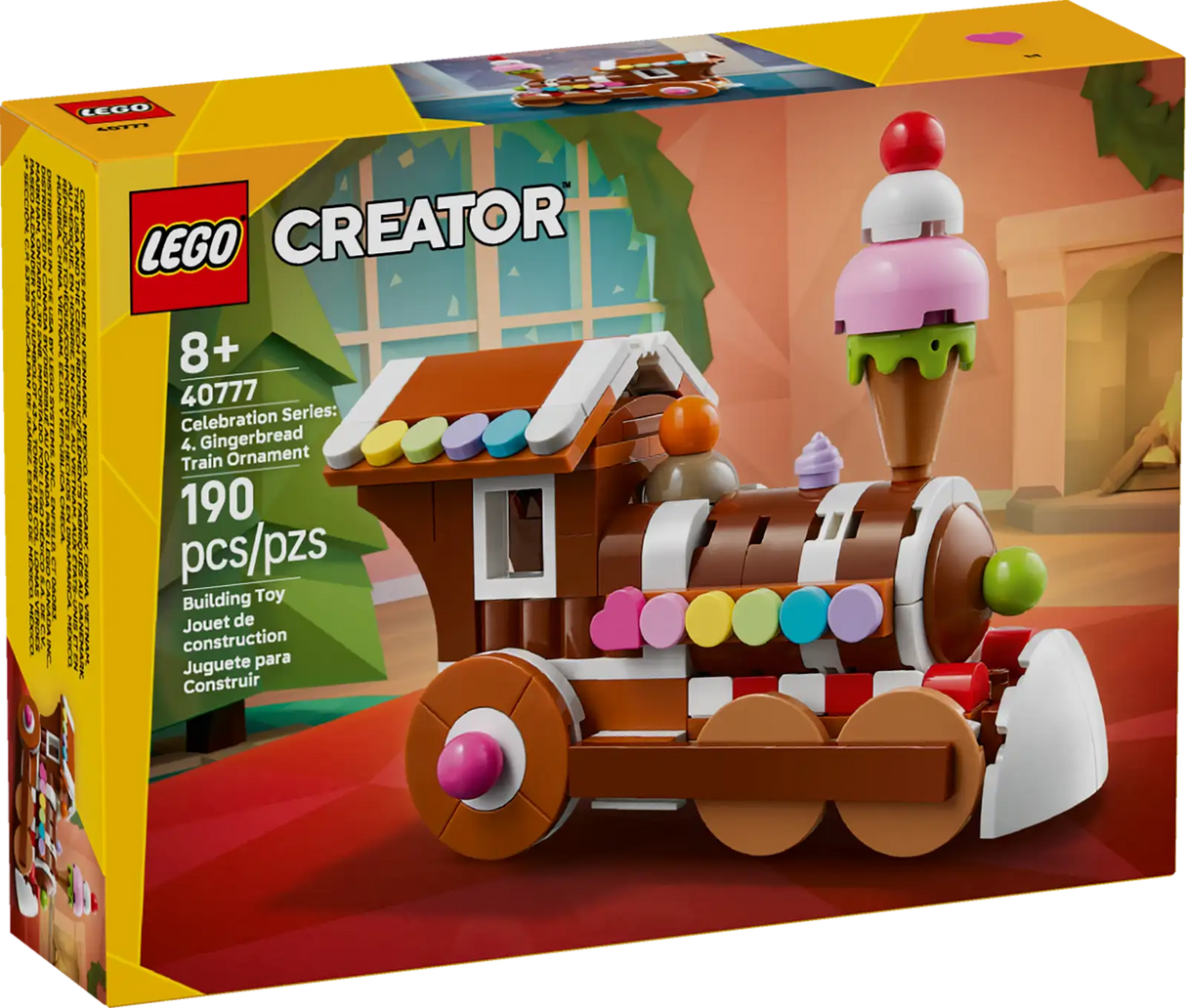 Celebration Series: 4 Gingerbread Train Ornament