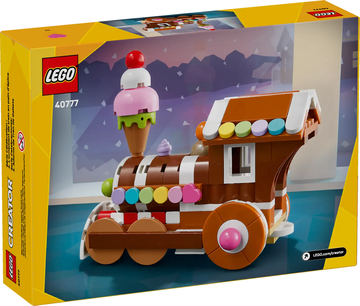 Celebration Series: 4 Gingerbread Train Ornament