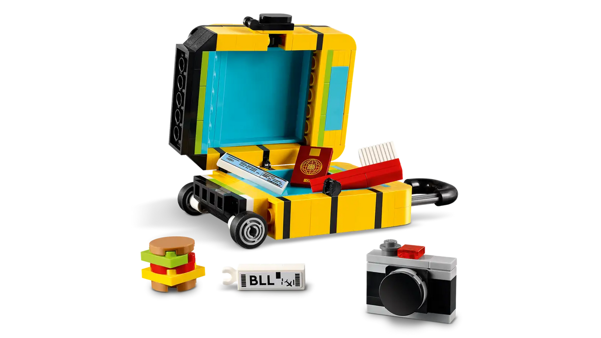 Yellow Travel Suitcase