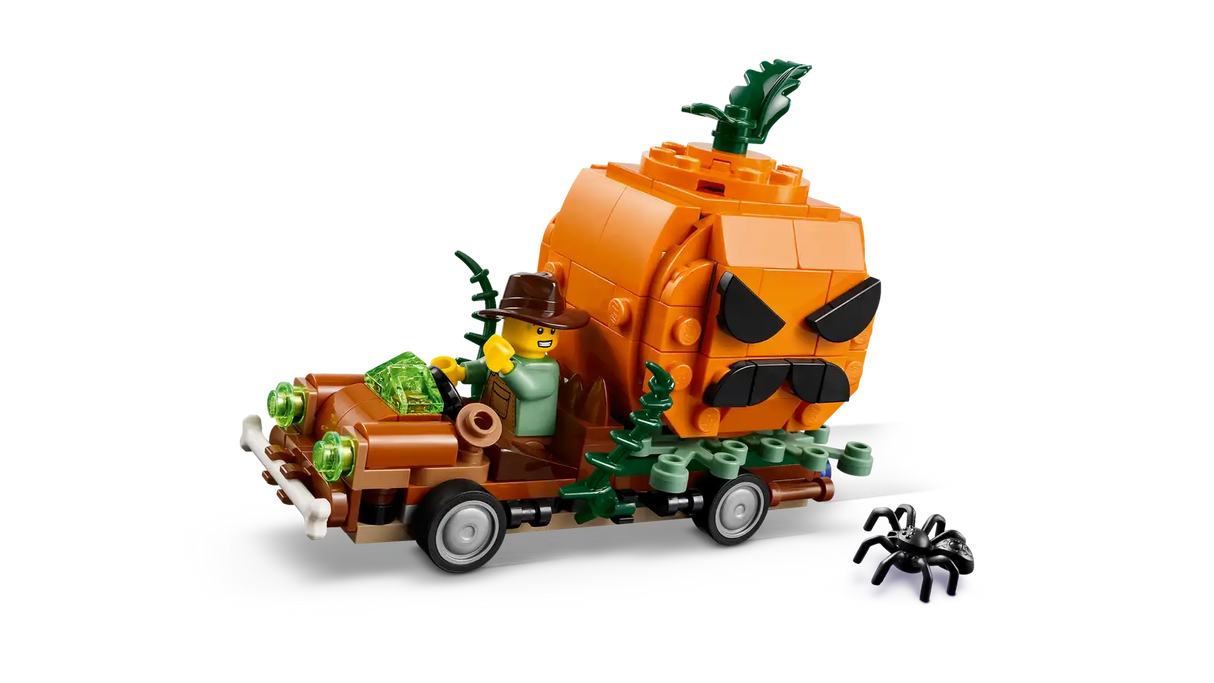 Jack-O'-Lantern Pickup Truck