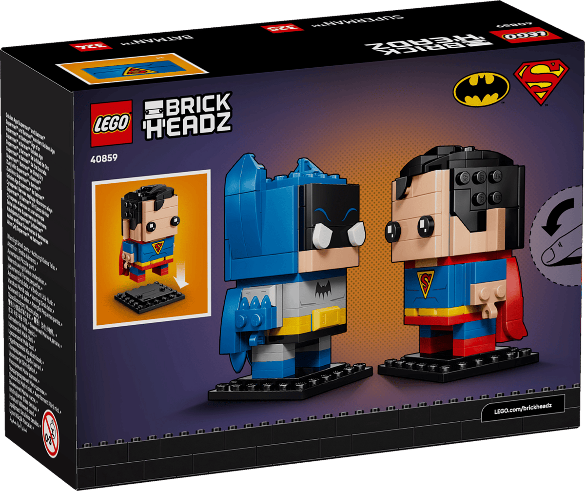 Golden Age Superman™ and Batman™ Figures