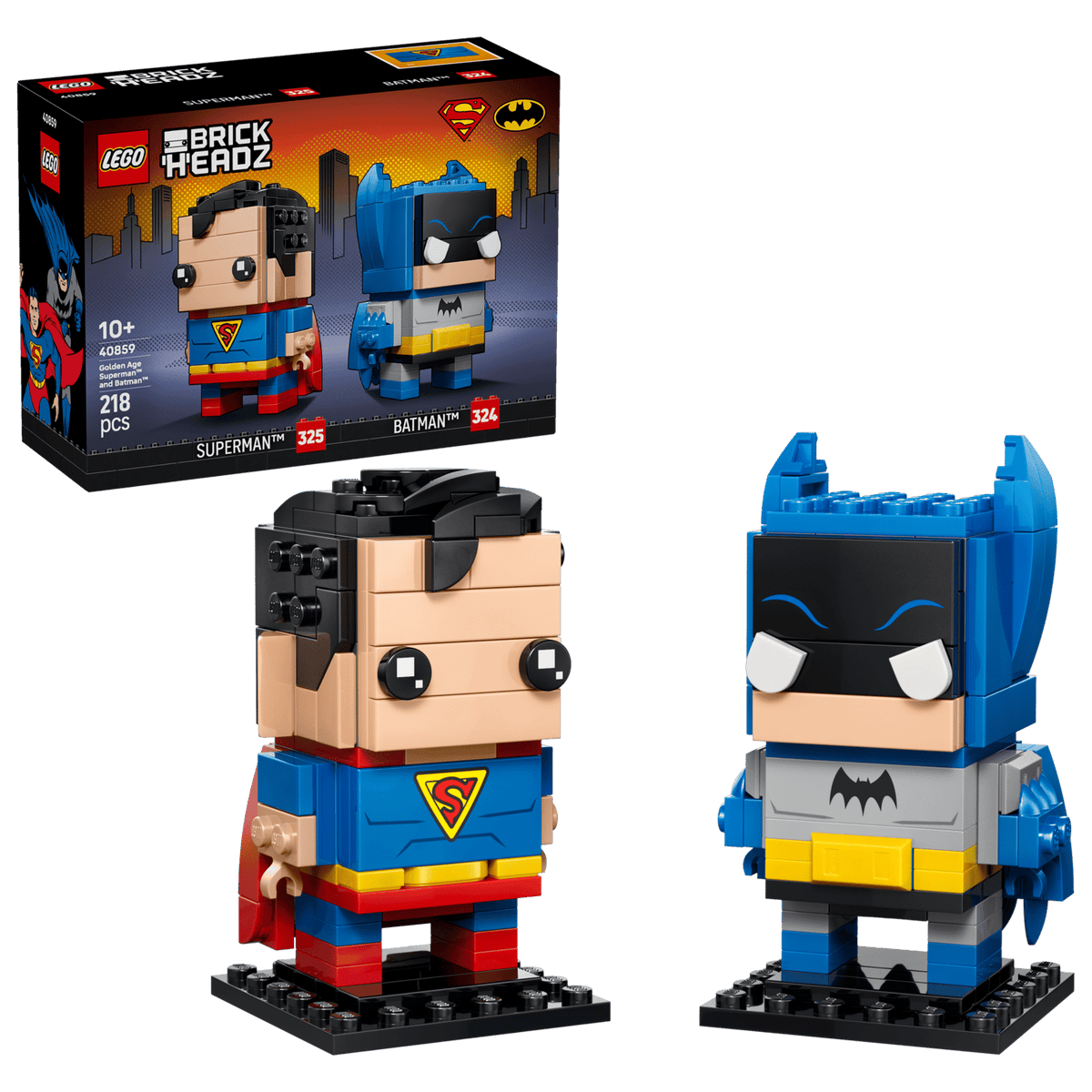 Golden Age Superman™ and Batman™ Figures