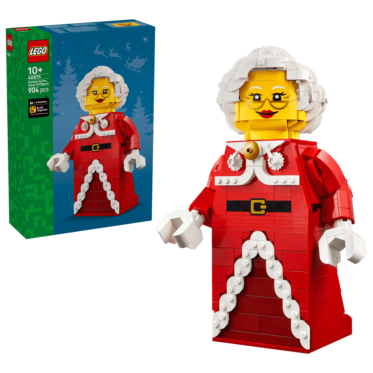 Up-Scaled Mrs. Claus Minifigure