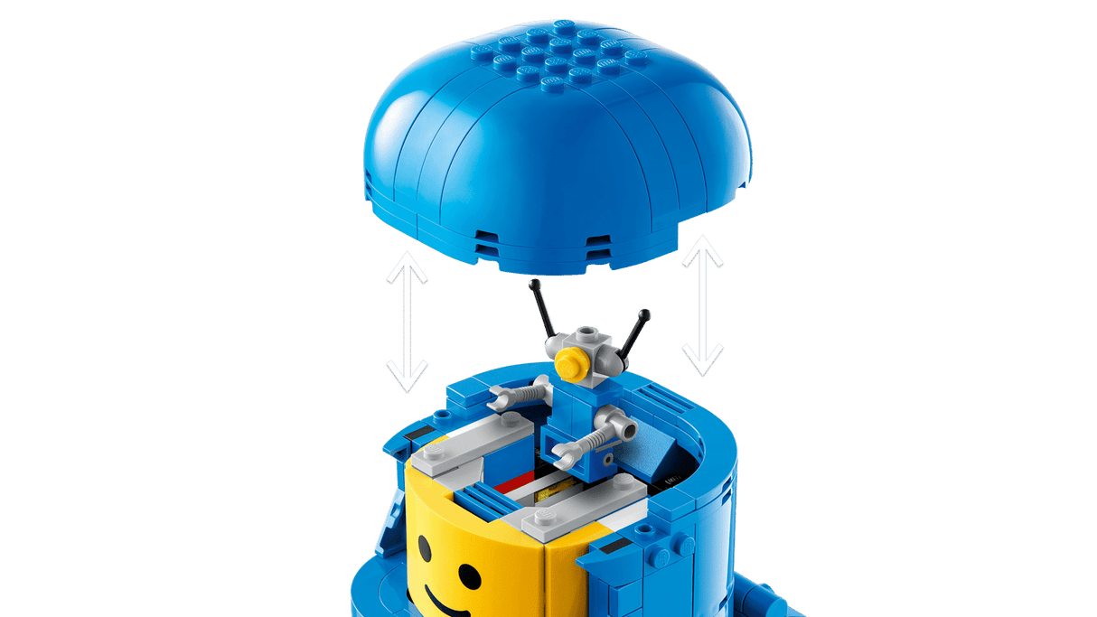 Up-Scaled Blue Astronaut Minifigure