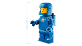 Up-Scaled Blue Astronaut Minifigure