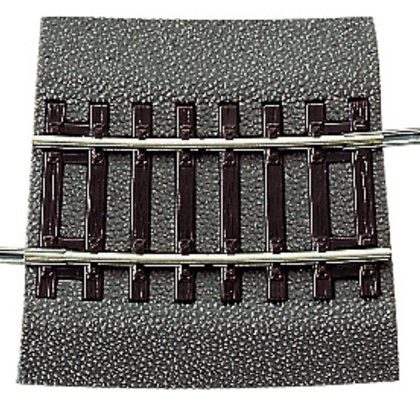 Curved turnout left hand BWl2/3 with bedding, manually operated