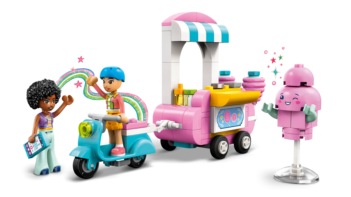 Cotton Candy Stand and Scooter