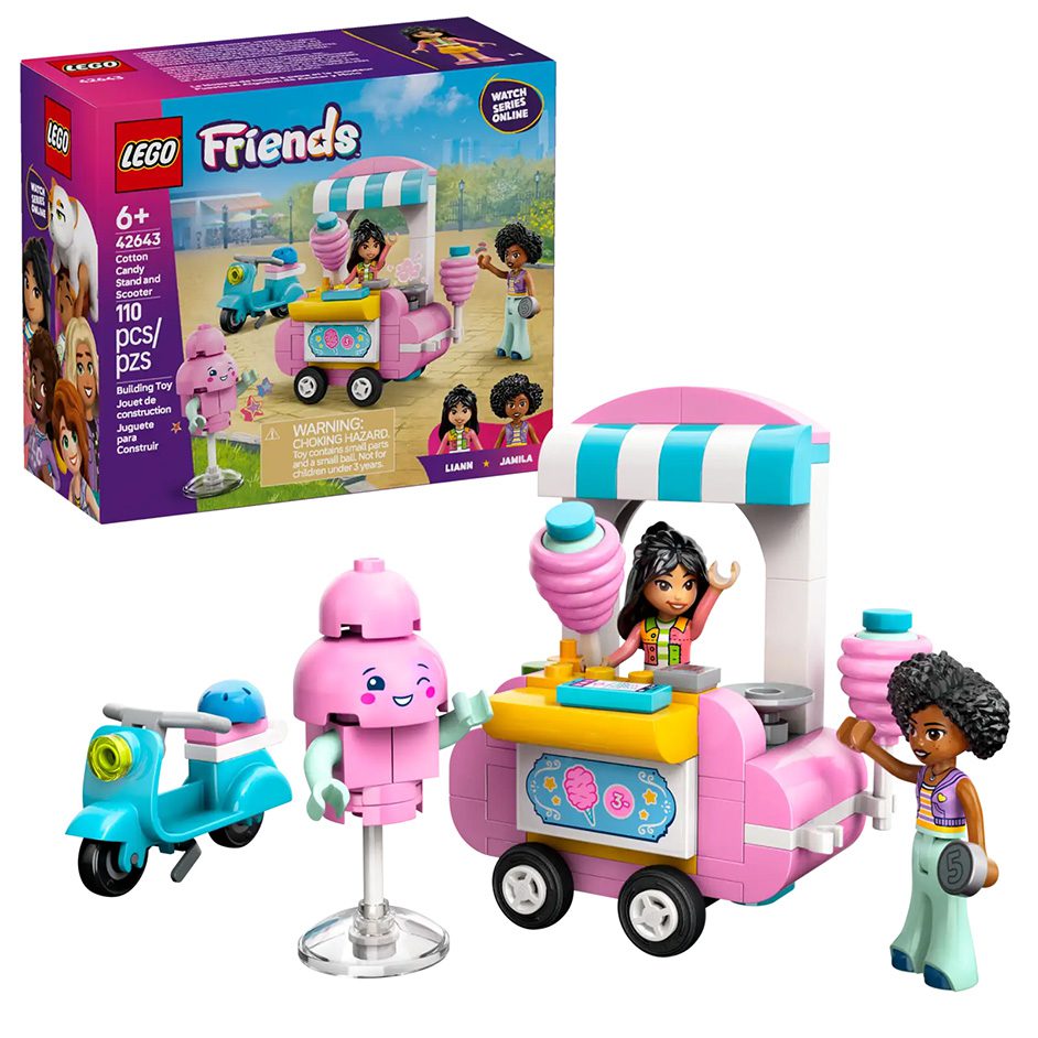 Cotton Candy Stand and Scooter