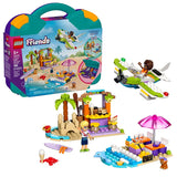 Creative Beach and Travel Suitcase