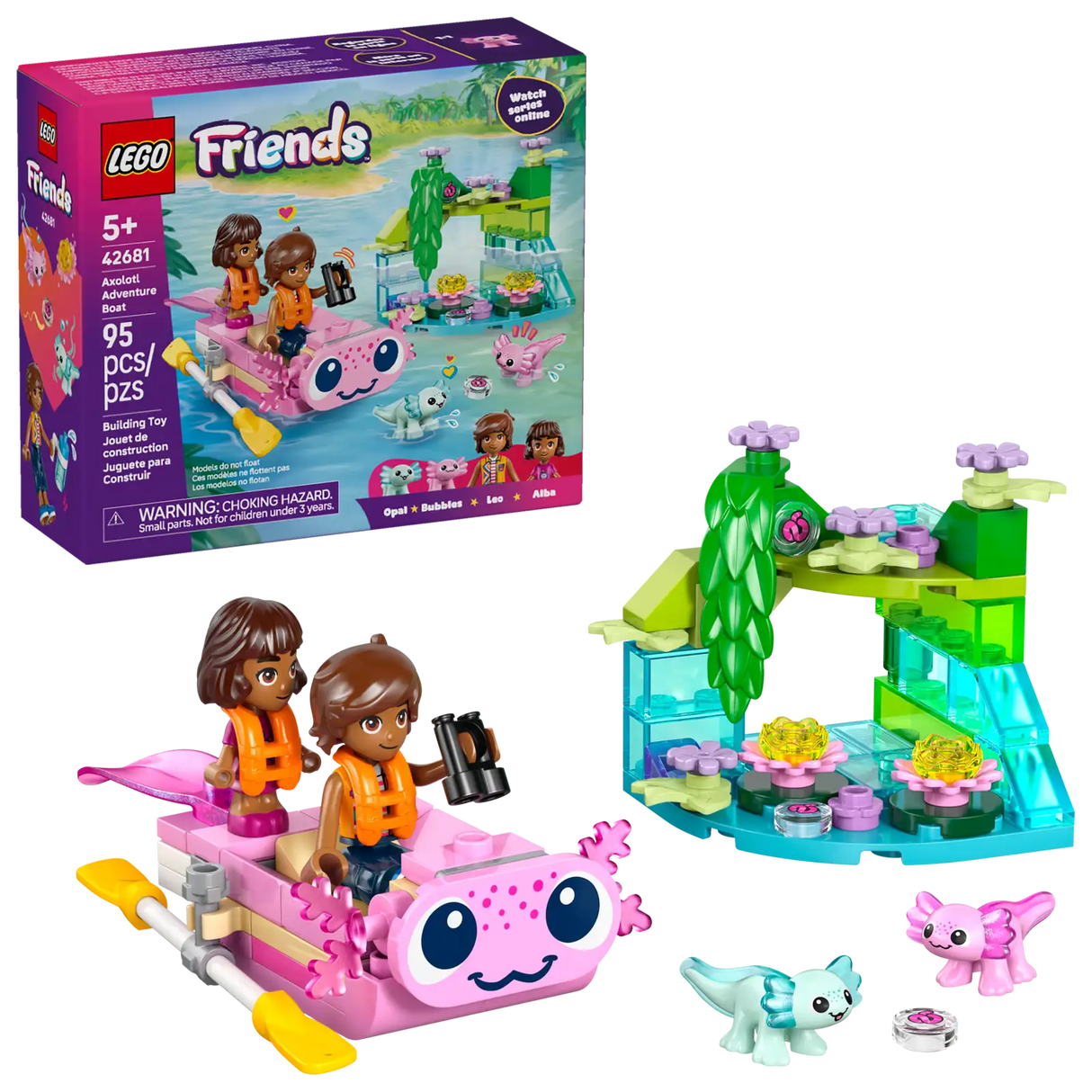 Axolotl Adventure Boat