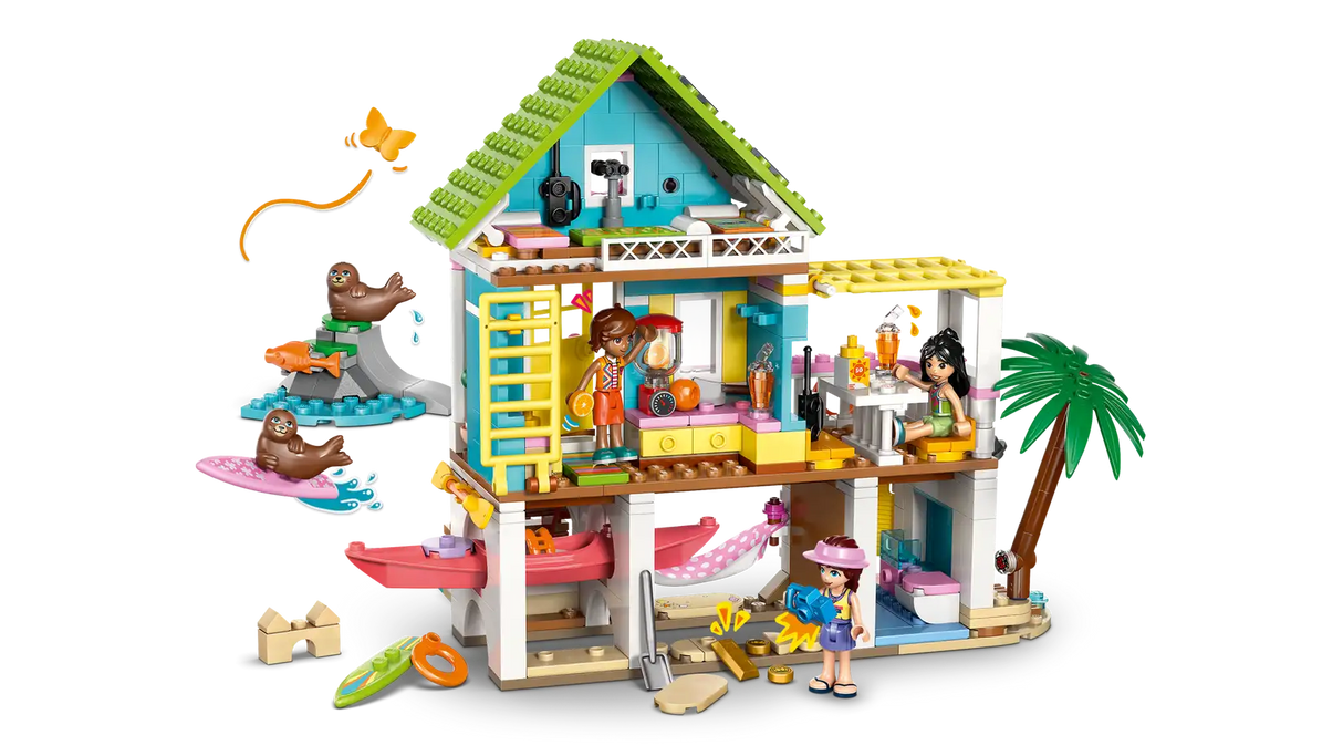 Beach House with Seals