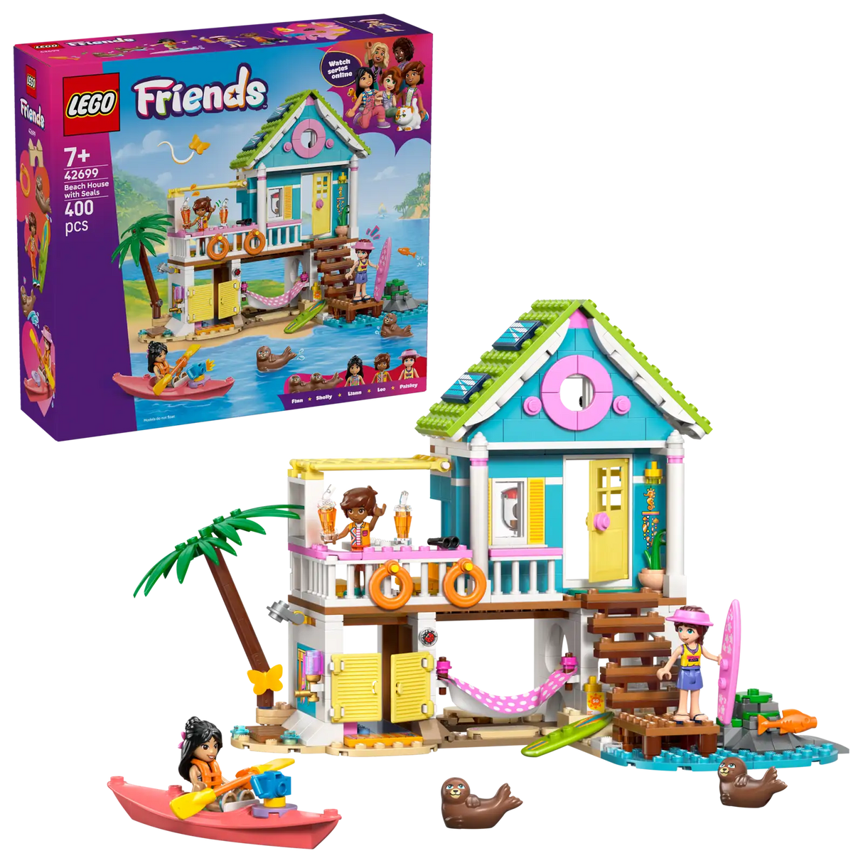 Beach House with Seals