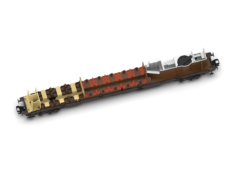 Halberstadt Center Entry Car Passenger Car Set