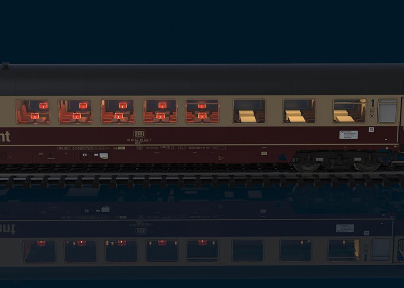 Halberstadt Center Entry Car Passenger Car Set