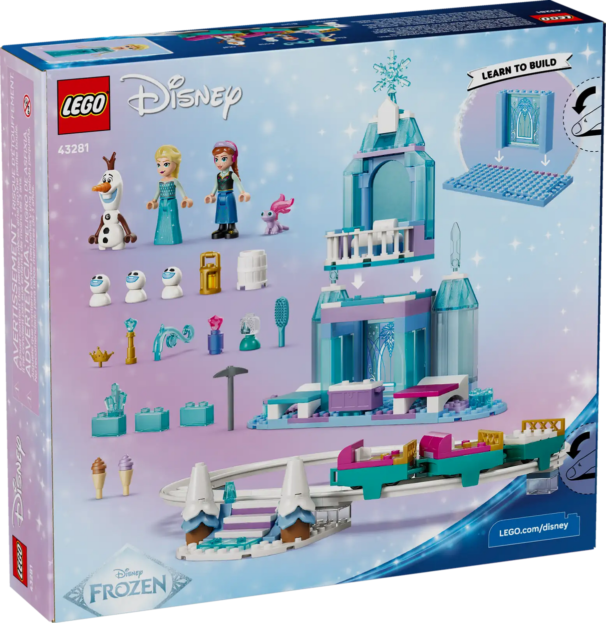 Elsa's Ice Castle & Snow Ride Adventure