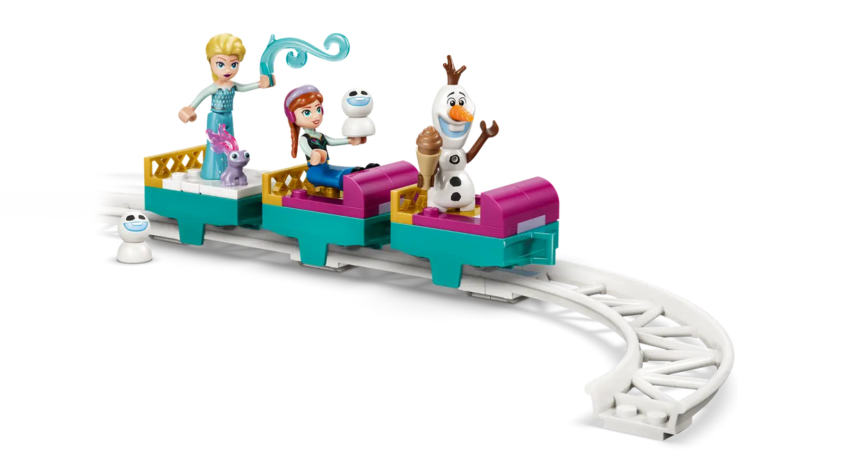 Elsa's Ice Castle & Snow Ride Adventure