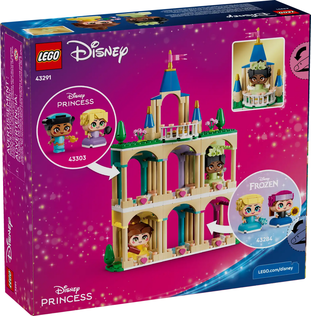Mini Belle & Tiana with Castle