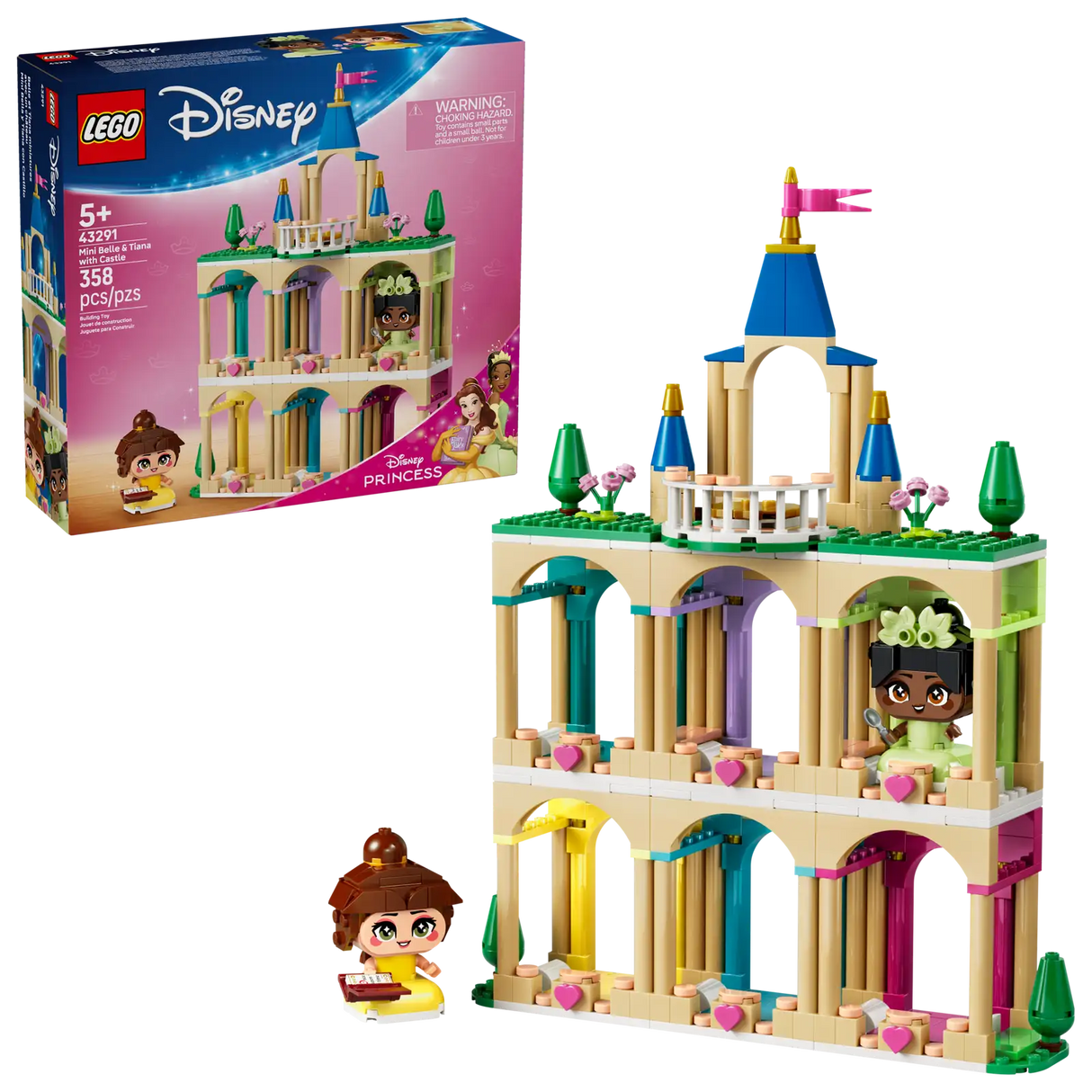 Mini Belle & Tiana with Castle