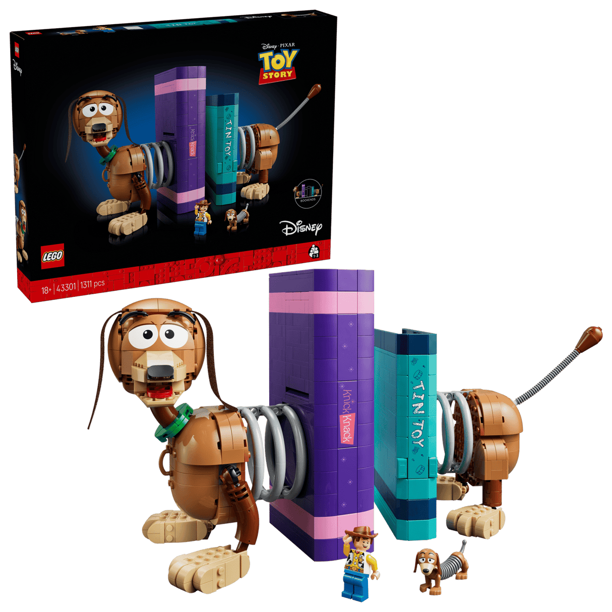 Toy Story Slinky Dog Bookends