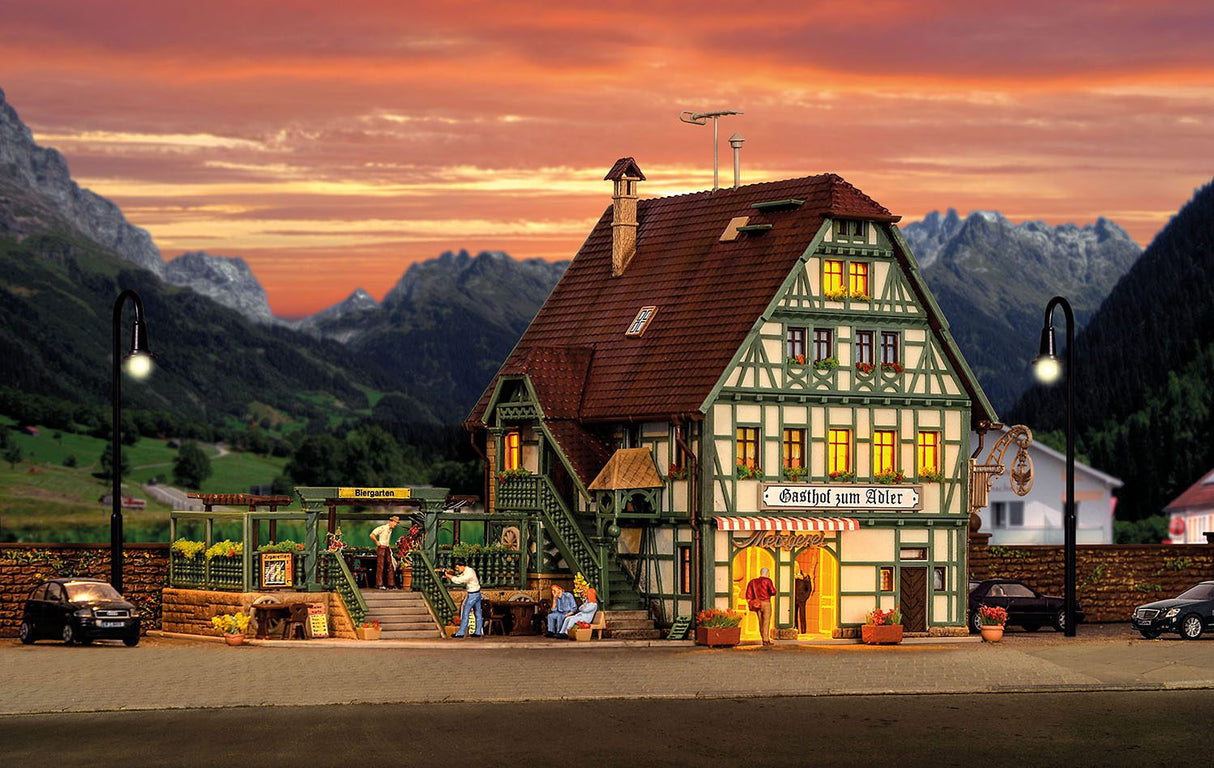 Inn with Butcher‘s Shop, Interior and LED Lighting, Functional Kit